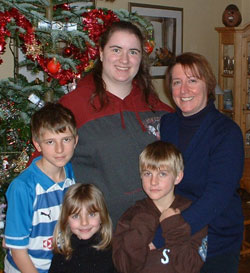 Cassie, Jo and kids
