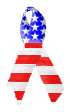 American flag ribbon