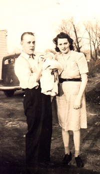couple and child